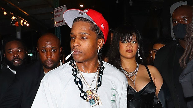 Rihanna turns up the heat in mini dress as she gets cozy with A$AP Rocky;  check out pics - Entertainment News