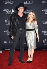 Trace Adkins and Victoria Pratt
49th Annual Dove Awards, Arrivals, Nashville, USA - 16 Oct 2018