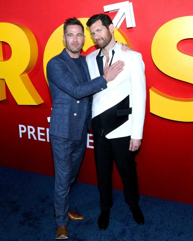 Luke Macfarlane, left, and Billy Eichner attend the premiere of "Bros" at AMC Lincoln Square, in New York
NY Premiere of "Bros", New York, United States - 20 Sep 2022