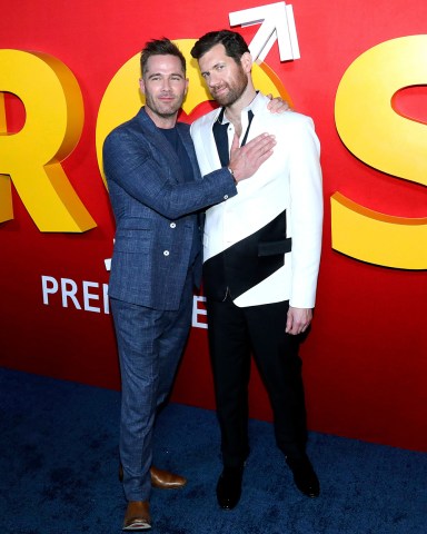 Luke Macfarlane, left, and Billy Eichner attend the premiere of "Bros" at AMC Lincoln Square, in New York
NY Premiere of "Bros", New York, United States - 20 Sep 2022