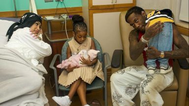 Cardi B with Offset and their childrren