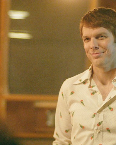 A FRIEND OF THE FAMILY -- “Articles of Faith” Episode 104 -- Pictured: Jake Lacy as Robert "B" Berchtold -- (Photo by: Peacock)