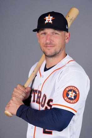 Infielder Alex Bregman of the Houston Astros poses for a picture on photo day during Astros spring training, at Ballpark of the Palm Beaches in West Palm Beach, Fla
Houston Astros 2022 Baseball Headshots, West Palm Beach, United States - 16 Mar 2022