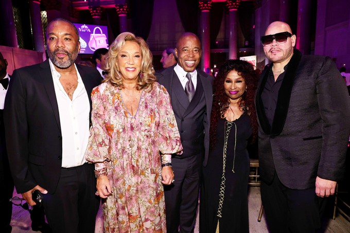 Lee Daniels, Denise Rich, Mayor Eric Adams, Chaka Khan & Fat Joe