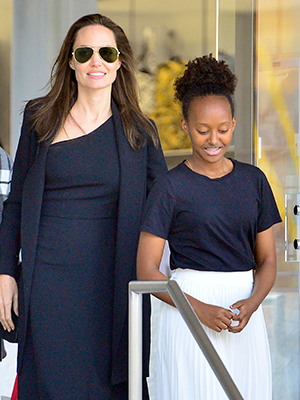 Angelina Jolie Shops With Maddox & Zahara In New York: Photos – Hollywood  Life