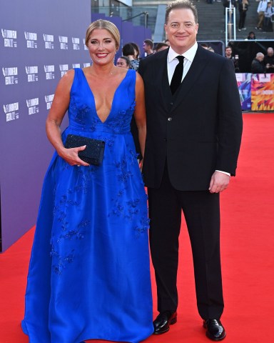 Jeanne Moore and Brendan Fraser
'The Whale' BFI Patrons' Gala, 66th BFI London Film Festival, UK - 11 Oct 2022
