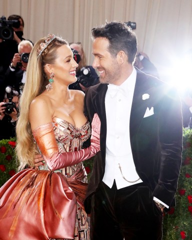 Blake Lively and Ryan Reynolds
Costume Institute Benefit celebrating the opening of In America: An Anthology of Fashion, Arrivals, The Metropolitan Museum of Art, New York, USA - 02 May 2022