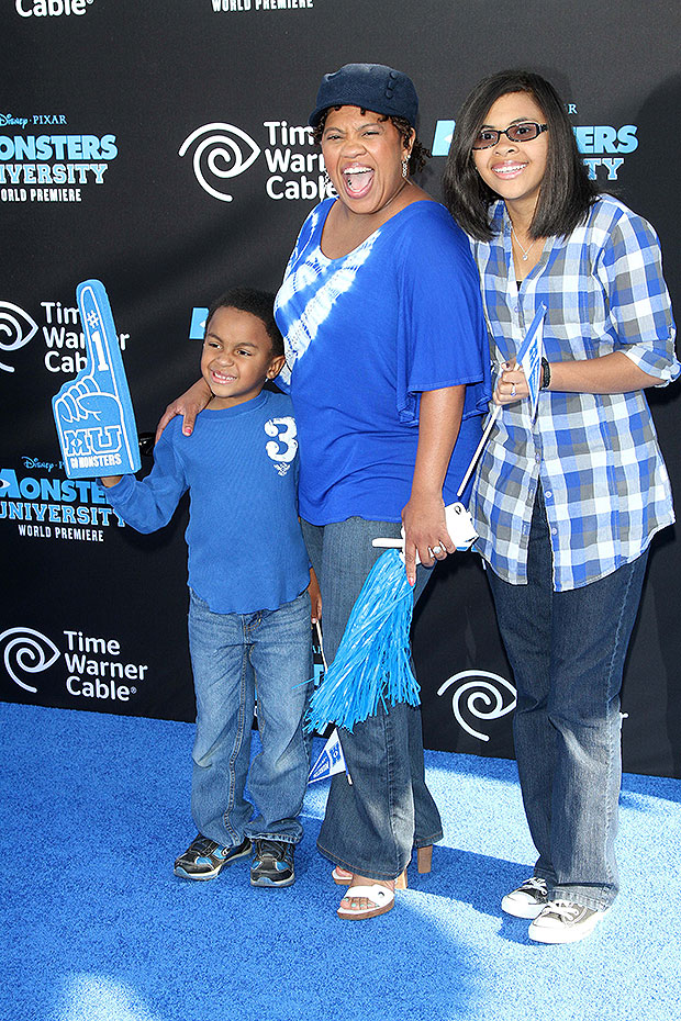 Chandra Wilson and children