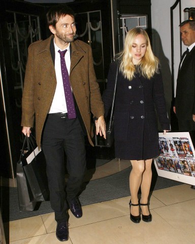 David Tennant and Georgia MoffettRadio Times Cover Party, London, Britain - 27 Jan 2015