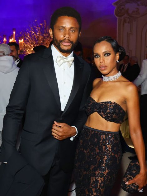 NEW YORK, NEW YORK - MAY 01: (L-R) Nnamdi Asomugha and Kerry Washington attend The 2023 Met Gala Celebrating "Karl Lagerfeld: A Line Of Beauty" at The Metropolitan Museum of Art on May 01, 2023 in New York City. (Photo by Arturo Holmes/MG23/Getty Images for The Met Museum/Vogue)