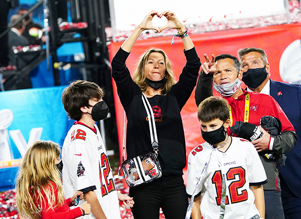 Tom Brady, Gisele Bündchen with Son