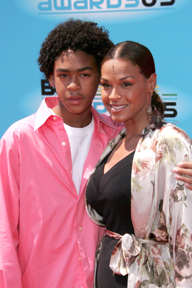 Sheree Zampino and Trey Smith