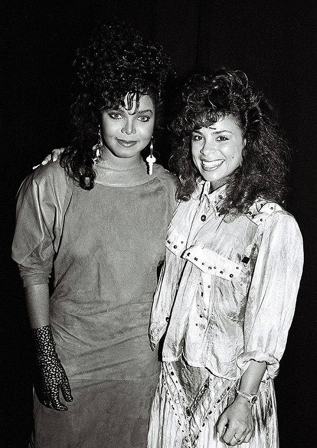 Janet Jackson and Paula Abdul