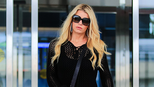 Jessica Simpson Rocks Daisy Dukes As She Shows Off Green Booties For Shoe Collection
