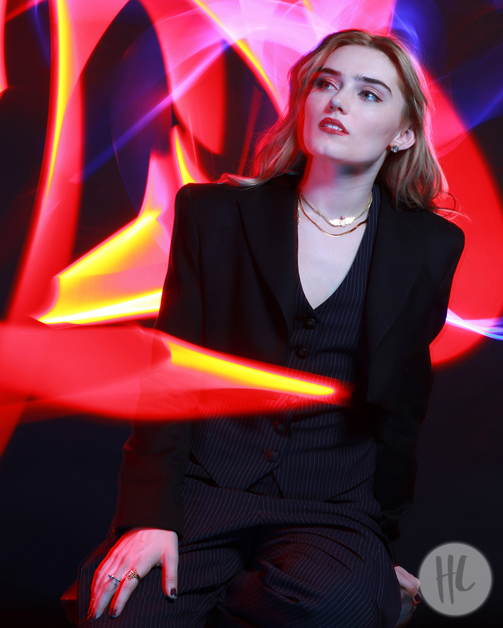 'The Winchesters' stars Meg Donnelly and Drake Rodger stopped by HollywoodLife's NYCC portrait studio.