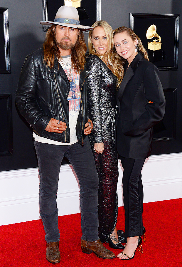 Billy Ray, Miley and Tish Cyrus