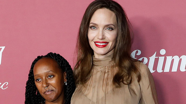 Angelina Jolie Visits Daughter Zahara, 17, At Spelman College For Homecoming & They Take Pics With Fans