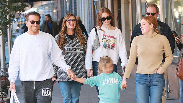 Bradley Cooper and daughter Lea, 5, meet Brooke Shields and daughters Rowan, 19, and Grier, 16, for lunch: Pics