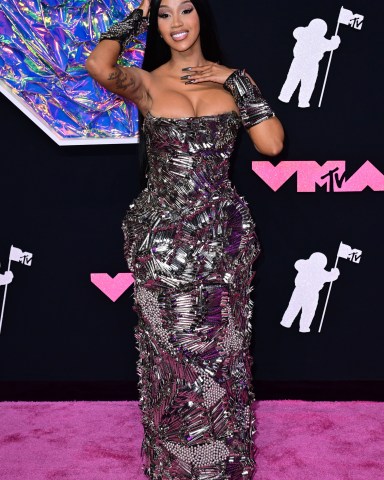 Cardi B
2023 MTV Video Music Awards, Arrivals, Fashion Highlights, Newark, New Jersey, USA - 12 Sep 2023  
Wearing Dilara Findikoglu