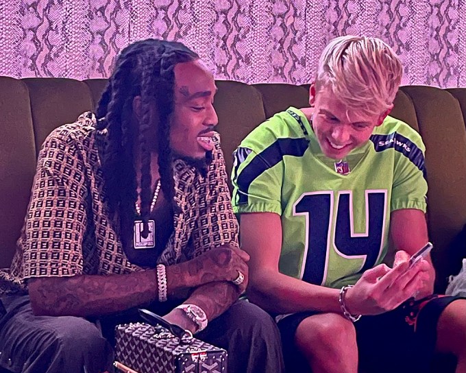 Carson Lueders and Quavo