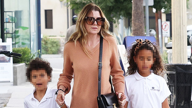 Ellen Pompeo & Her Kids Seen In Rare Photos As They Go Out For Ice Cream In LA