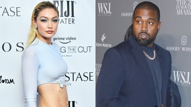 gigi hadid, kanye west