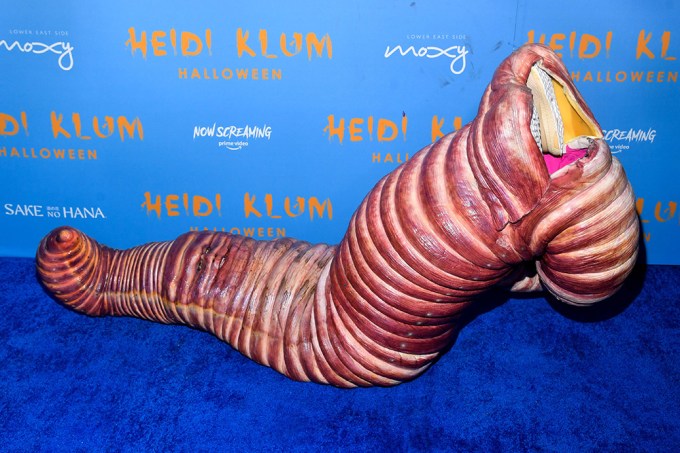 Heidi Klum As A Worm