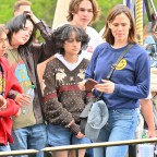 EXCLUSIVE: Jennifer Garner takes Seraphina and Jennifer Lopez's daughter Emme out to the happiest place on earth, Disneyland