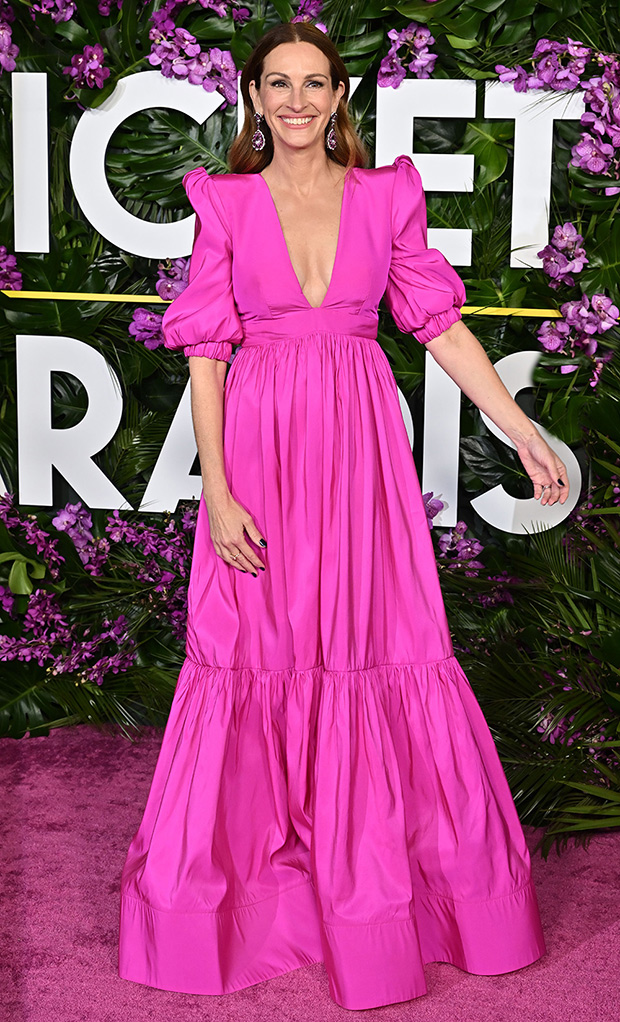 Julia roberts shop pink oscar dress