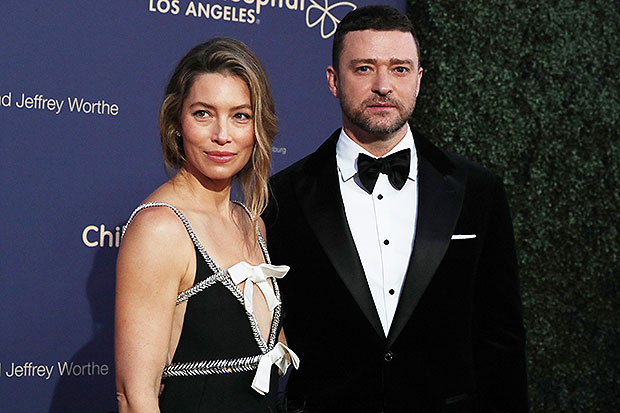 Jessica Biel and Justin Timberlake arrive at the 2022 Children's