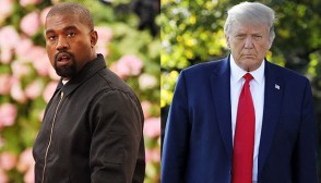 kanye west, donald trump