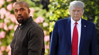 kanye west, donald trump