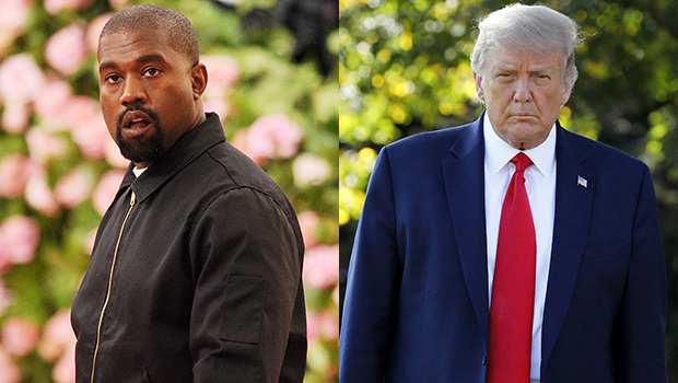 kanye west, donald trump