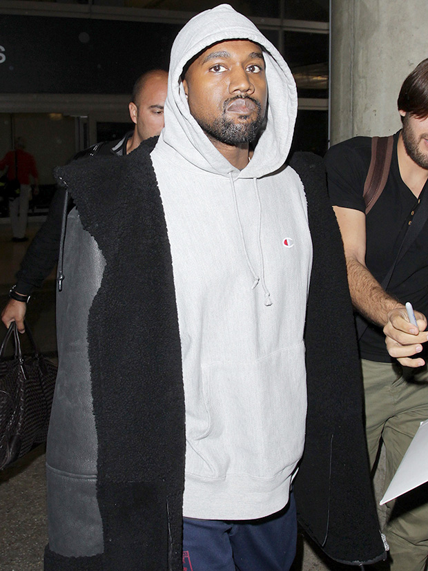 Kanye West Wears 'White Lives Matter' Sweatshirt At Paris Fashion