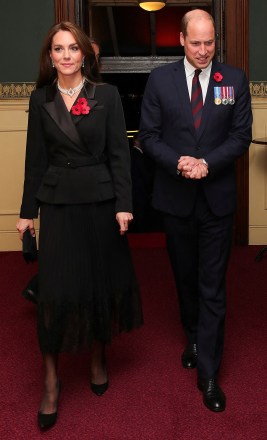 London, UK - Members of the British Royal Family attend the annual Festival of Remembrance at the Royal Albert Hall, London, UK.  In the photo: Catherine, Princess of Wales, Kate Middleton, Prince William, Prince of Wales BACKGRID USA NOVEMBER 12, 2022 USA: +1 310 798 9111 / usasales@backgrid.com UK: +44 208 344 2007 / uksales@backgrid.com *UK Clients: Pixelate images containing children's faces prior to publication*