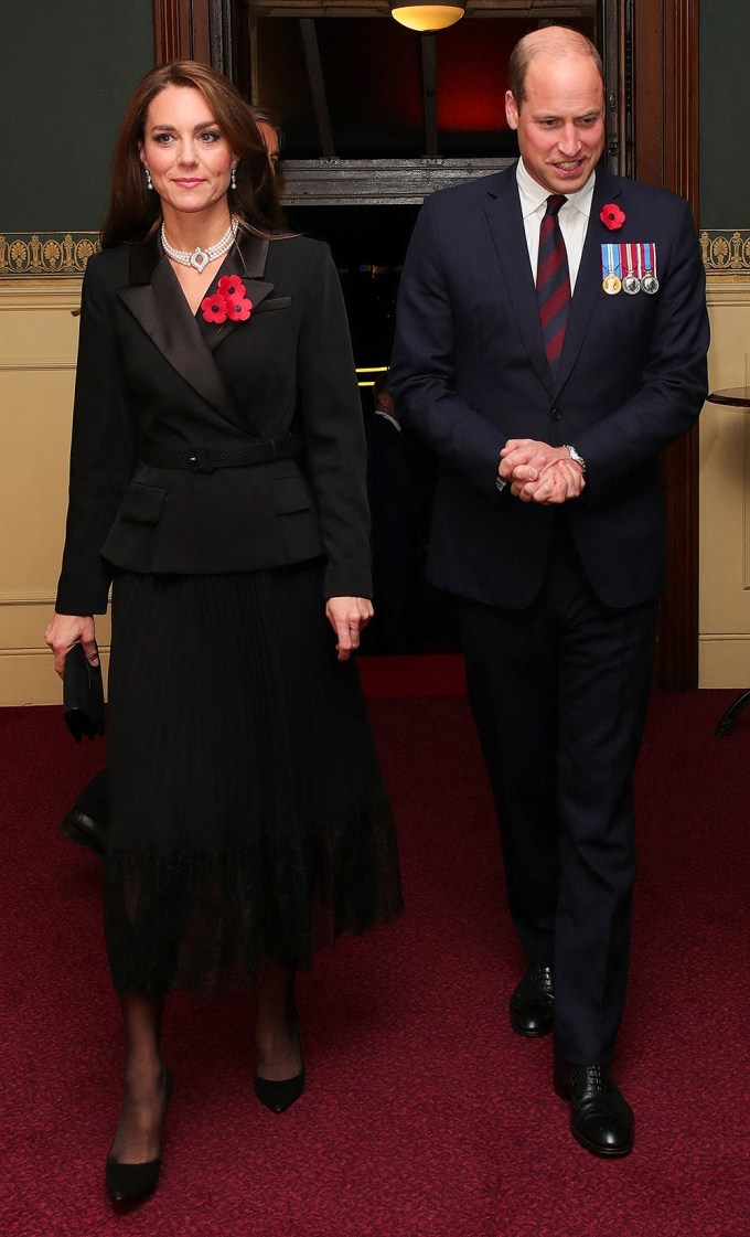 Kate Middleton & Prince William on Remembrance Day 2022