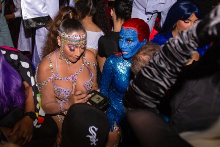 Hollywood, CA  - Kim Kardashian and Lala Anthony attend Karrueche x Lenny S. Halloween party at TAO.

Pictured: Kim Kardashian, Lala Anthony 

BACKGRID USA 30 OCTOBER 2022 

BYLINE MUST READ: Peruwilliams / BACKGRID

USA: +1 310 798 9111 / usasales@backgrid.com

UK: +44 208 344 2007 / uksales@backgrid.com

*UK Clients - Pictures Containing Children
Please Pixelate Face Prior To Publication*