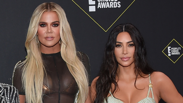 Khloe Kardashian shares a photo of sister Kim in red lingerie as
