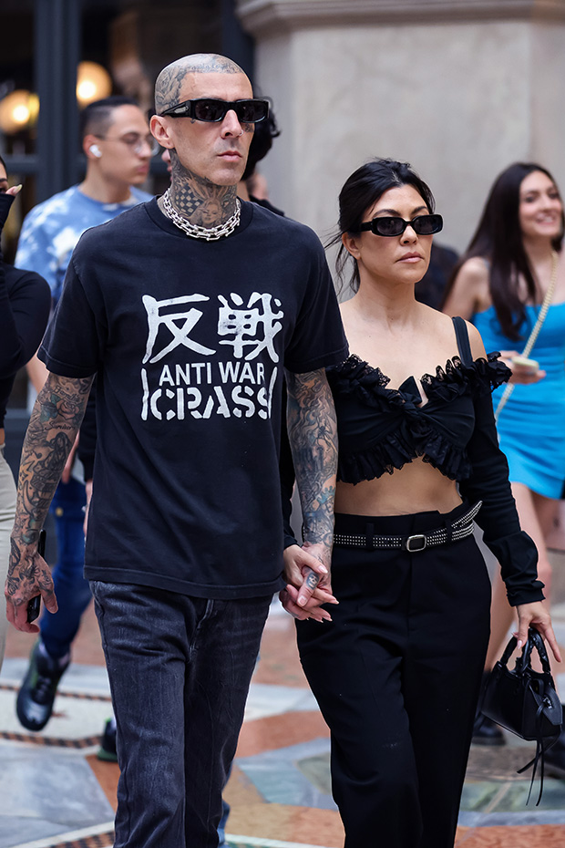 Travis Barker Kourtney Kardashian