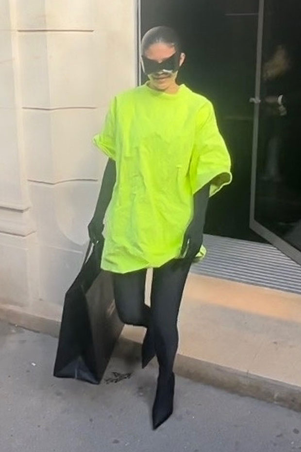 Balenciaga neon top green shirt