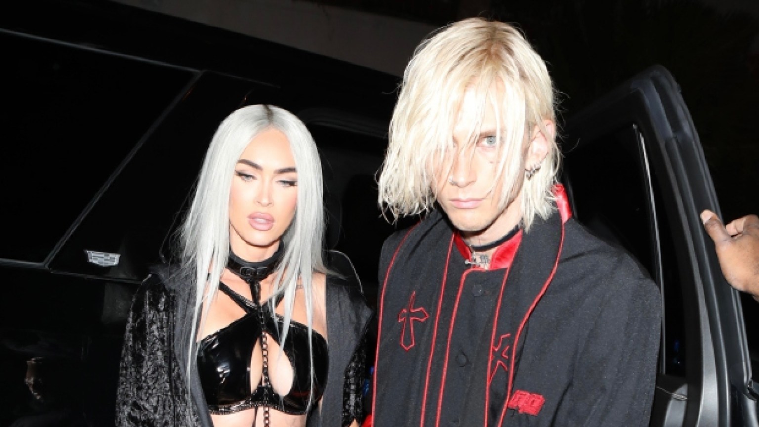 Megan Fox and MGK's Bondage and Priest Halloween Costume 2022: Photos ...