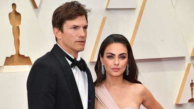 Mila Kunis Ashton Kutcher Oscars 2022