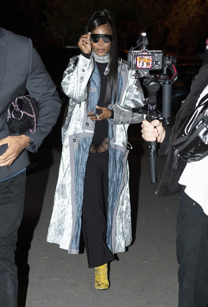 Naomi Campbell At Beyonce’s Paris Fashion Week Party