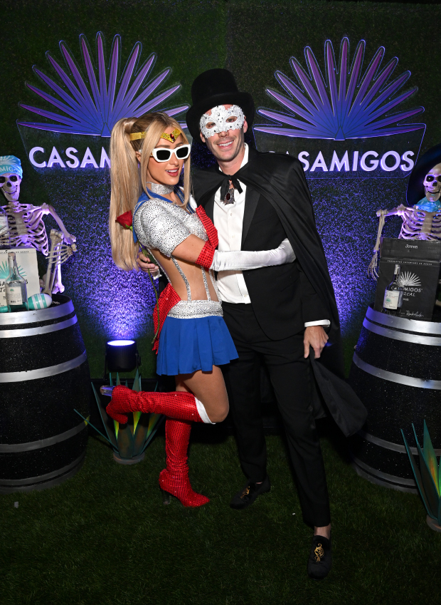 Paris Hilton Saves The Night In Sailor Moon Halloween Costume & Carter Reum  Was Her Tuxedo Mask: Photo 4846902, Carter Reum, Paris Hilton Photos