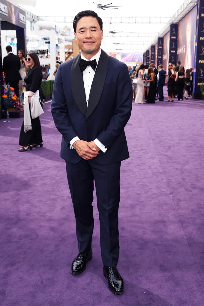 Randall Park looks polished in a tuxedo