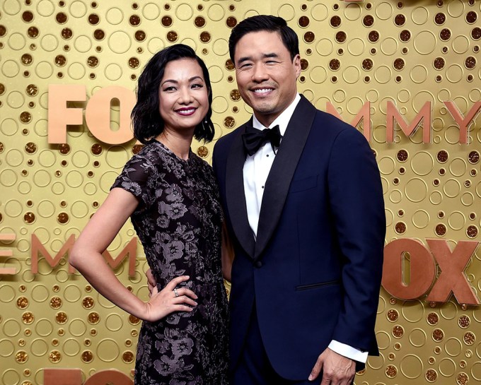 Randall Park and his wife Jae Suh Park at the 71st Primetime Emmy Awards