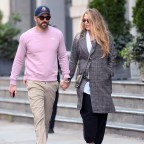 Blake Lively And Ryan Reynolds Holding Hands While Out For A Walk In The Tribeca Neighborhood Of New York City