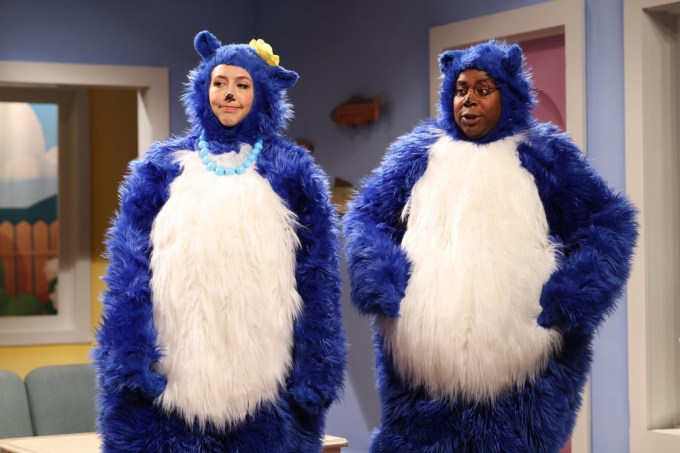 Heidi Garner and Kenan Thompson as Charmin Bears