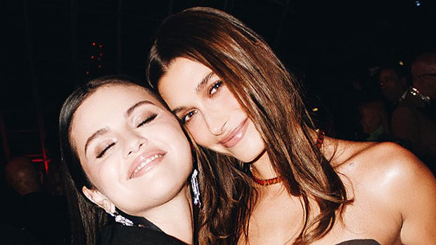 Selena Gomez & Hailey Bieber Pose For Photos Together At Gala, Proving Theres No Drama