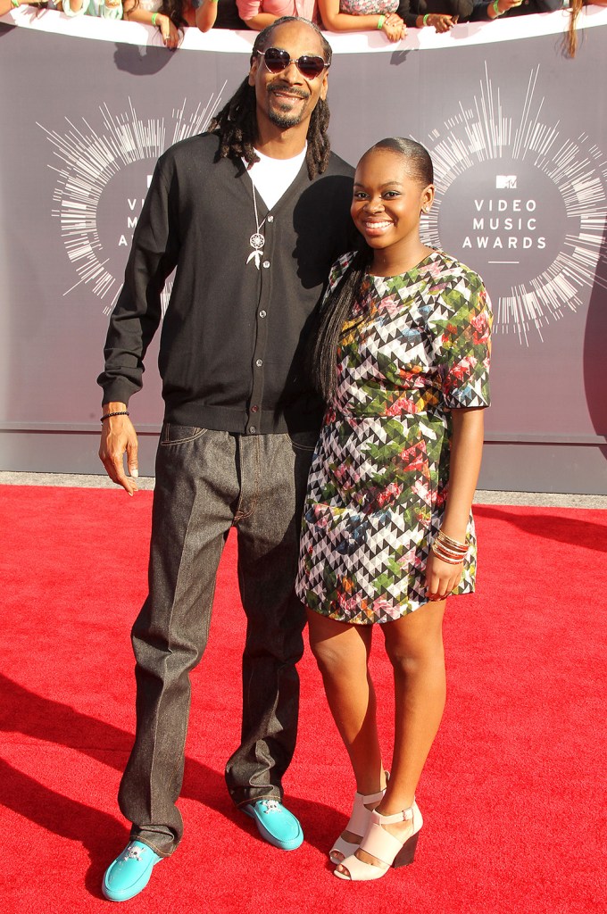 Snoop Dogg & Daughter Cori at the 2014 MTV VMAs